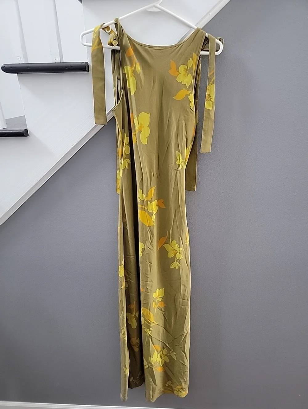 Soliel Soliel Ines Sz 1 Tulip Hazel 100% Silk Rent the Runway Floral Dress - Picture 3 of 6